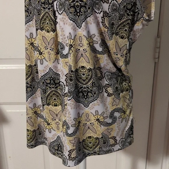 Dana Buchman Large Tank Paisley Summer Work - Picture 3 of 9